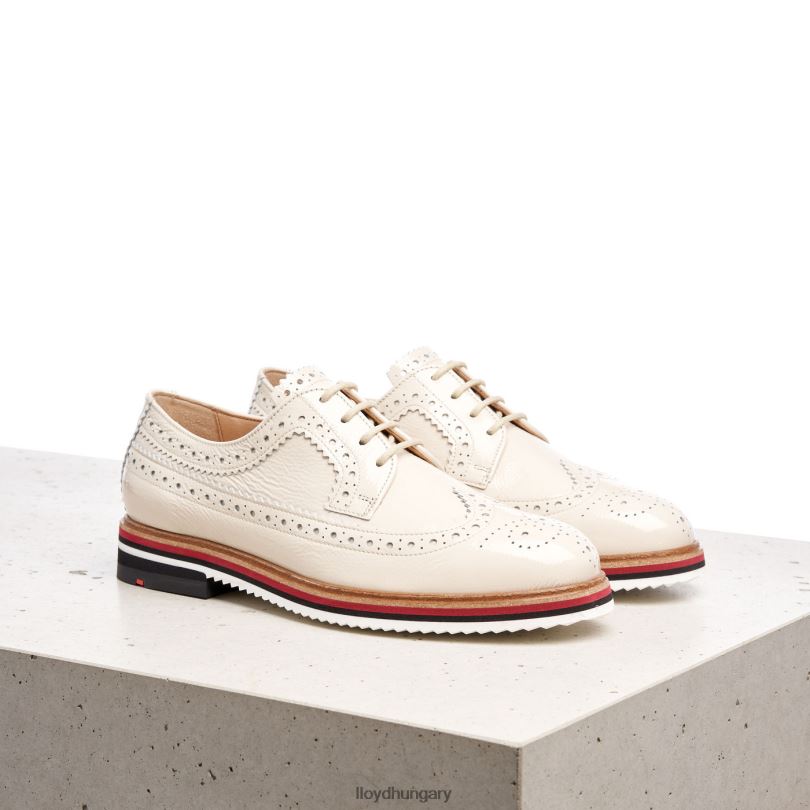 cipő HU LLOYD nők félcipőt befűzni bézs 6444N1069