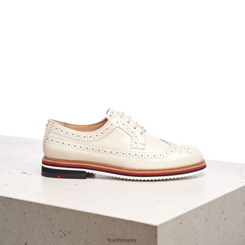 cipő HU LLOYD nők félcipőt befűzni bézs 6444N1069