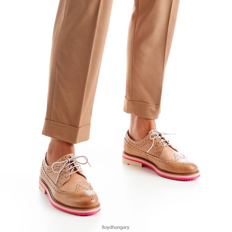 cipő HU LLOYD nők félcipőt befűzni barna 6444N1063