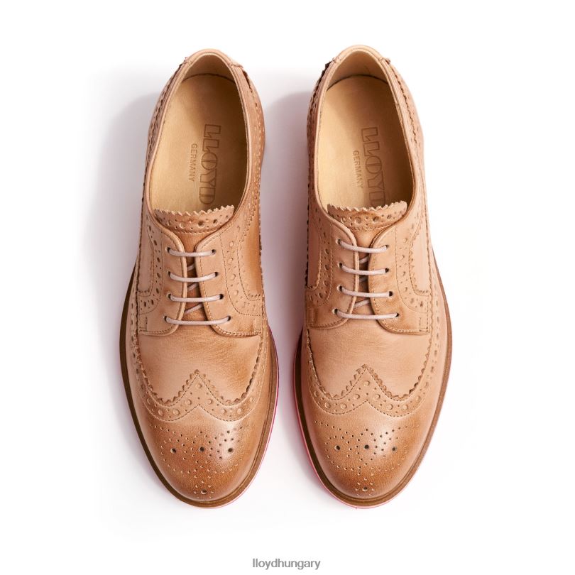 cipő HU LLOYD nők félcipőt befűzni barna 6444N1063