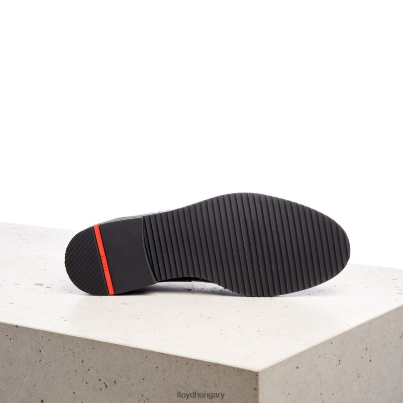 cipő HU LLOYD nők félcipőt befűzni fekete 6444N1043