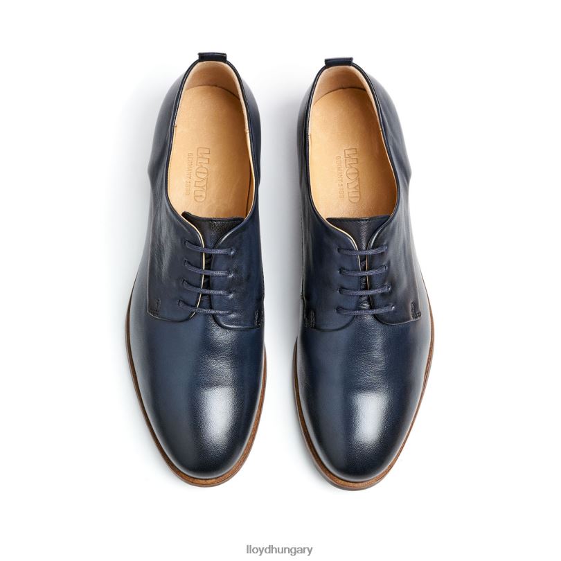 cipő HU LLOYD nők fűzős bőr félcipő kék 6444N1009