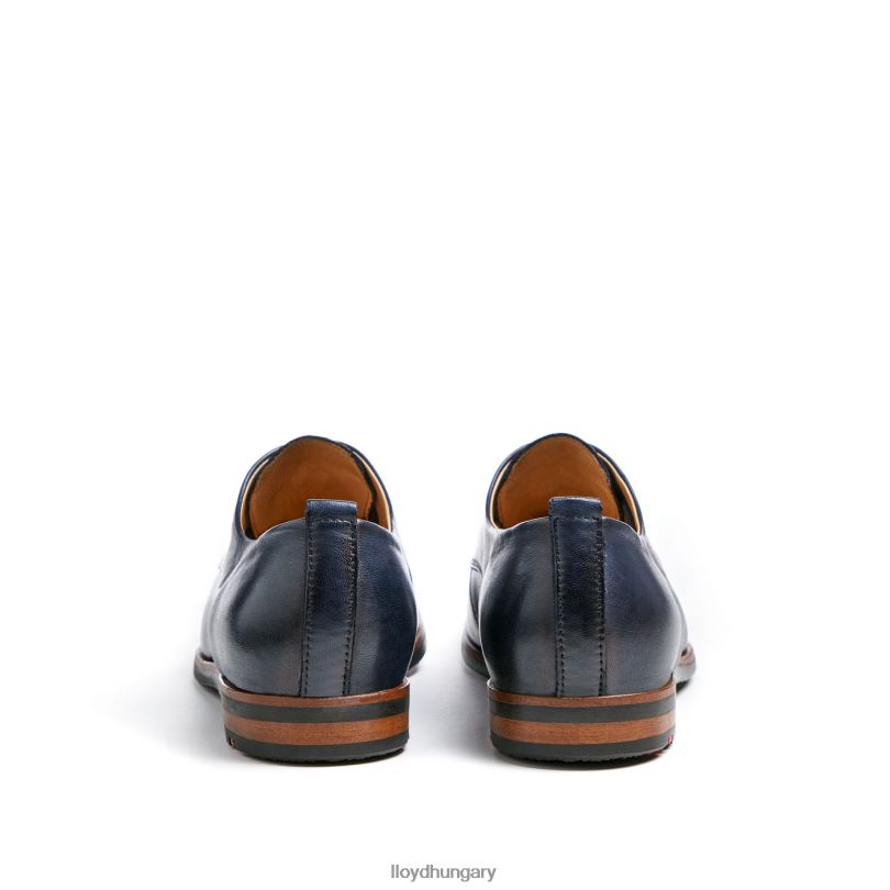 cipő HU LLOYD nők fűzős bőr félcipő kék 6444N1009