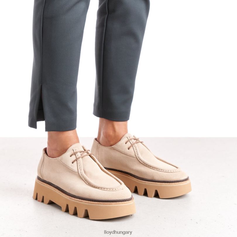 cipő HU LLOYD nők fűzős papucs bézs 6444N1060