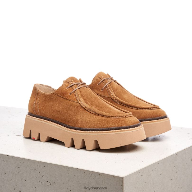 cipő HU LLOYD nők fűzős papucs barna 6444N1038