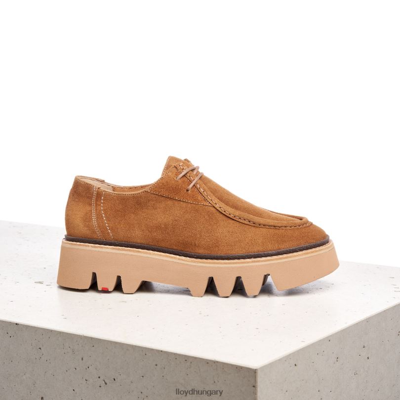 cipő HU LLOYD nők fűzős papucs barna 6444N1038