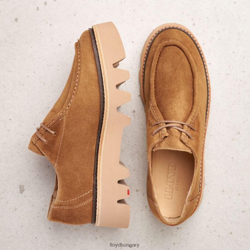 cipő HU LLOYD nők fűzős papucs barna 6444N1038