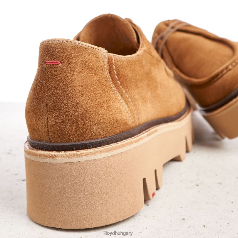 cipő HU LLOYD nők fűzős papucs barna 6444N1038