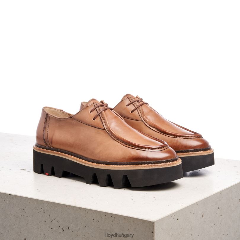 cipő HU LLOYD nők fűzős papucs barna 6444N1358