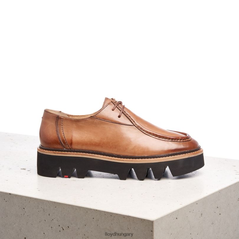 cipő HU LLOYD nők fűzős papucs barna 6444N1358