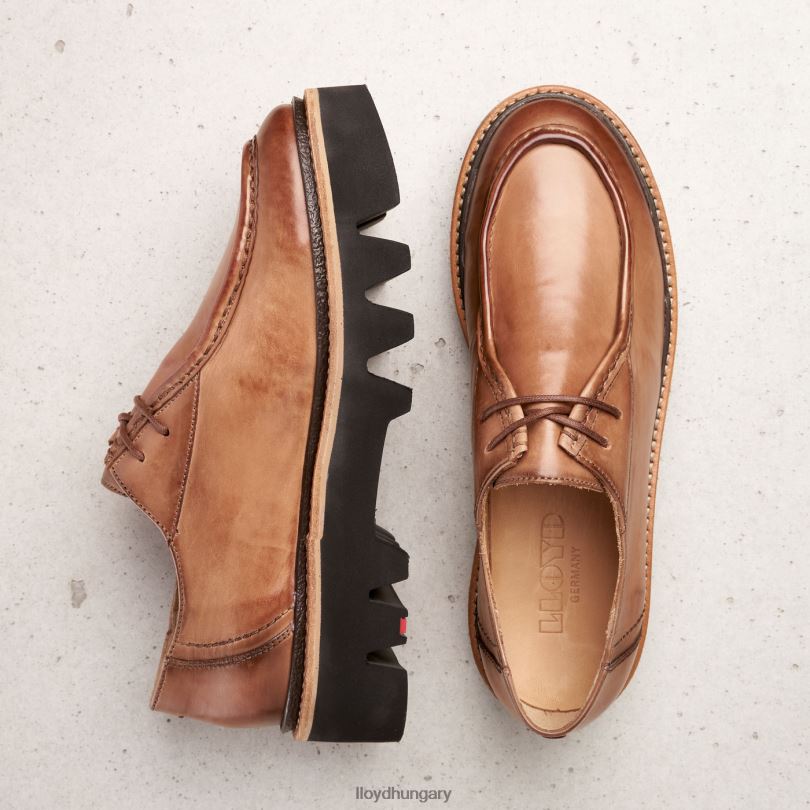 cipő HU LLOYD nők fűzős papucs barna 6444N1358