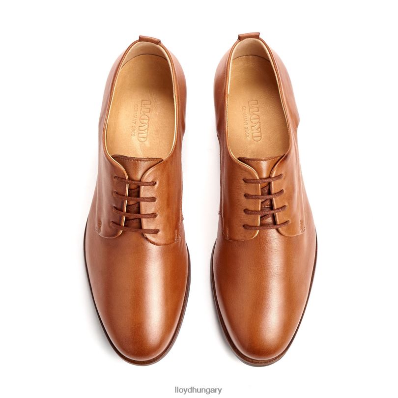 cipő HU LLOYD nők foltos fűzős félcipő barna 6444N1030