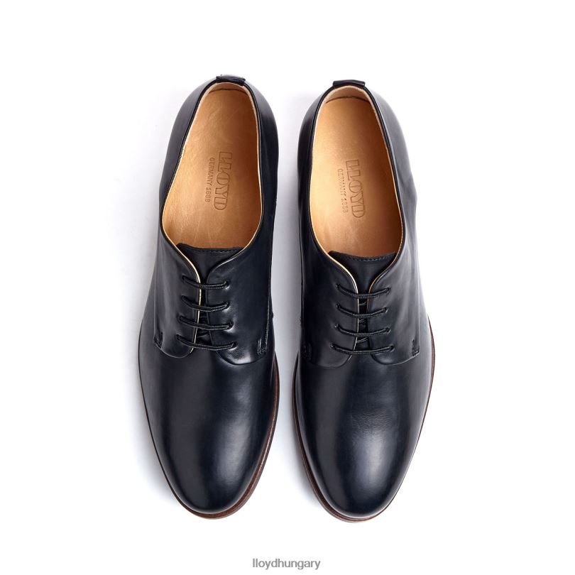 cipő HU LLOYD nők foltos fűzős félcipő fekete 6444N1006