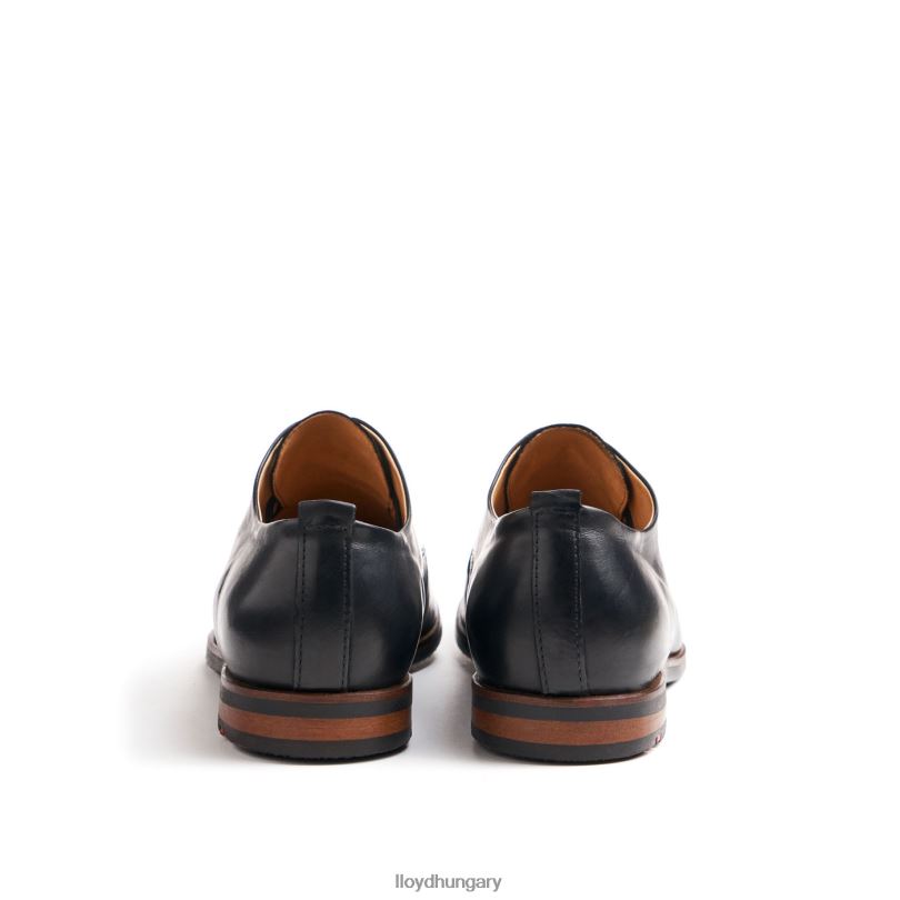 cipő HU LLOYD nők foltos fűzős félcipő fekete 6444N1006