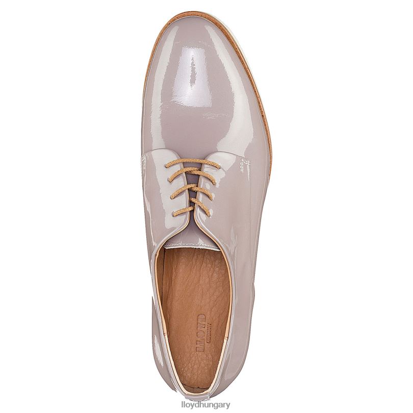 cipő HU LLOYD nők lakkfűzős félcipő szürke 6444N1078