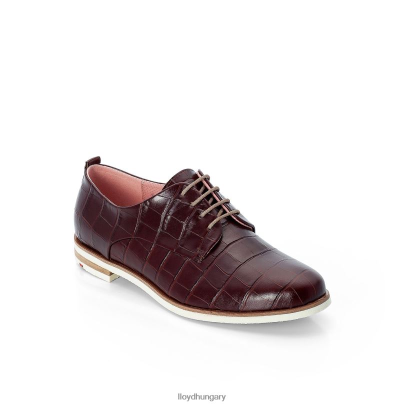 cipő HU LLOYD nők rogh bőr csipke félcipő barna 6444N1091