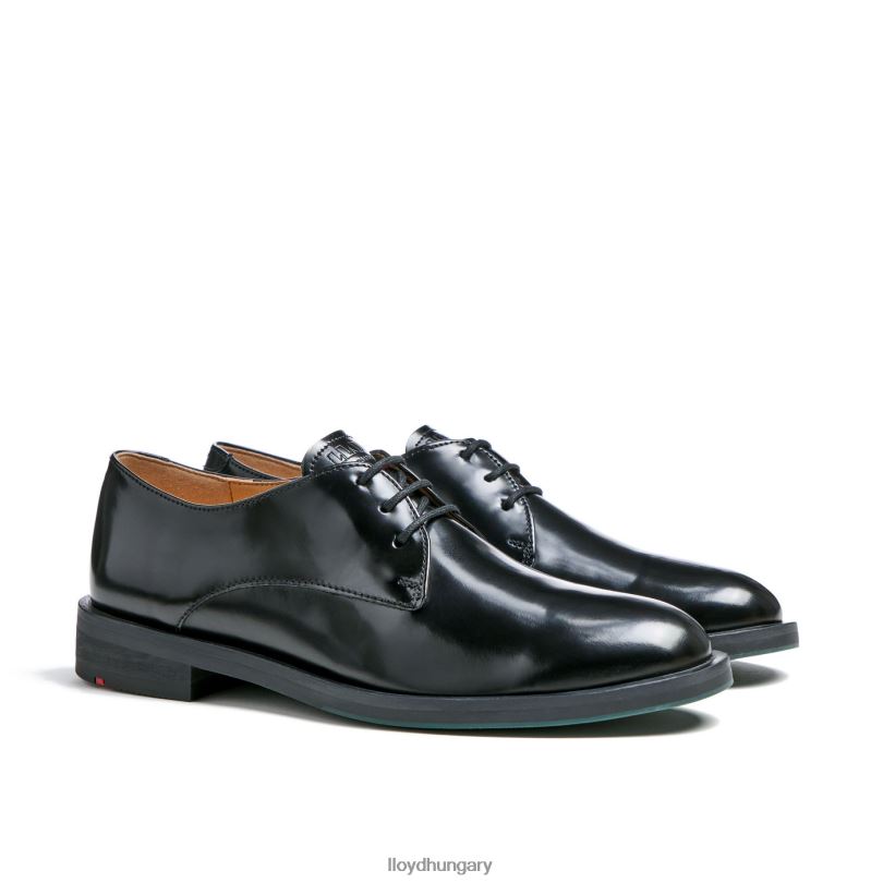 cipő HU LLOYD nők rogh bőr csipke félcipő fekete 6444N1022