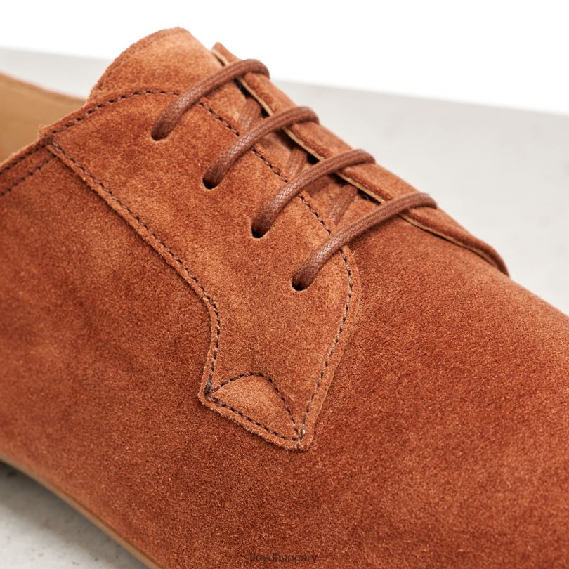 cipő HU LLOYD nők velúr fűzős félcipő barna 6444N1185