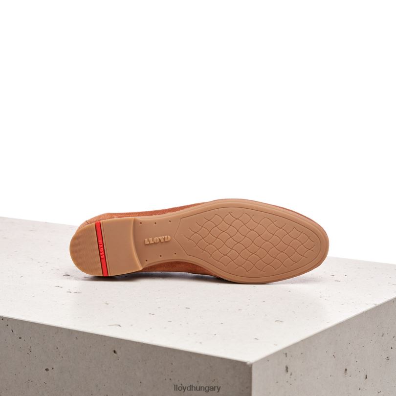 cipő HU LLOYD nők velúr fűzős félcipő barna 6444N1185