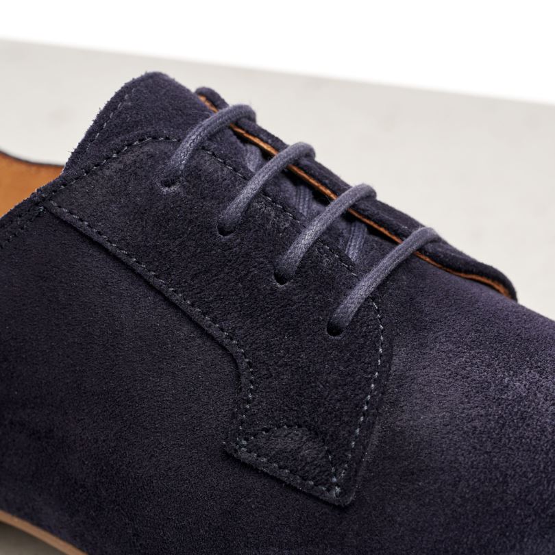 cipő HU LLOYD nők velúr fűzős félcipő kék 6444N1188