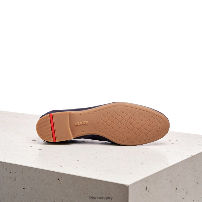 cipő HU LLOYD nők velúr fűzős félcipő kék 6444N1188