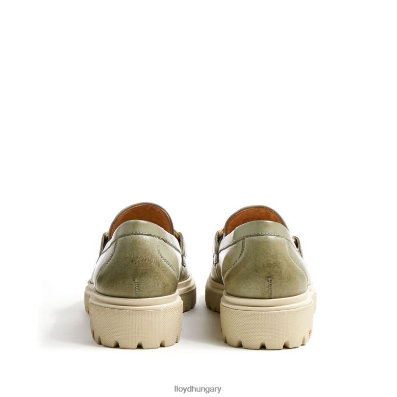 cipő HU LLOYD nők bájos papucs zöld 6444N1059