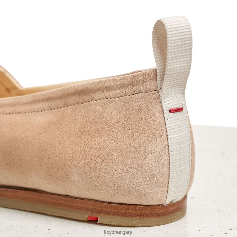 cipő HU LLOYD nők bőr csúszás papucson bézs 6444N1129