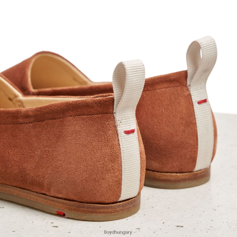 cipő HU LLOYD nők bőr csúszás papucson barna 6444N1123