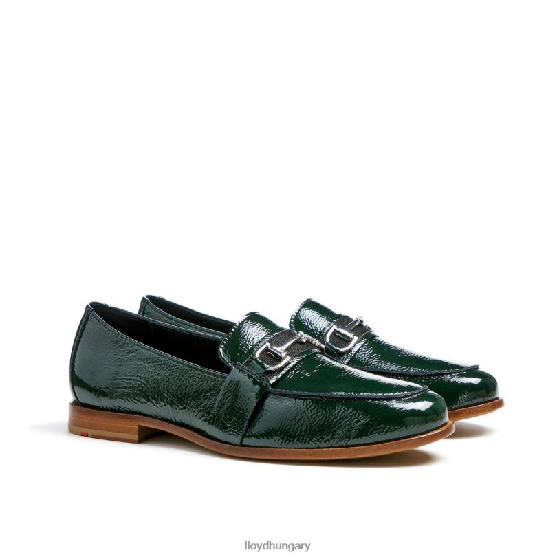 cipő HU LLOYD nők bőr csúszás papucson zöld 6444N1112