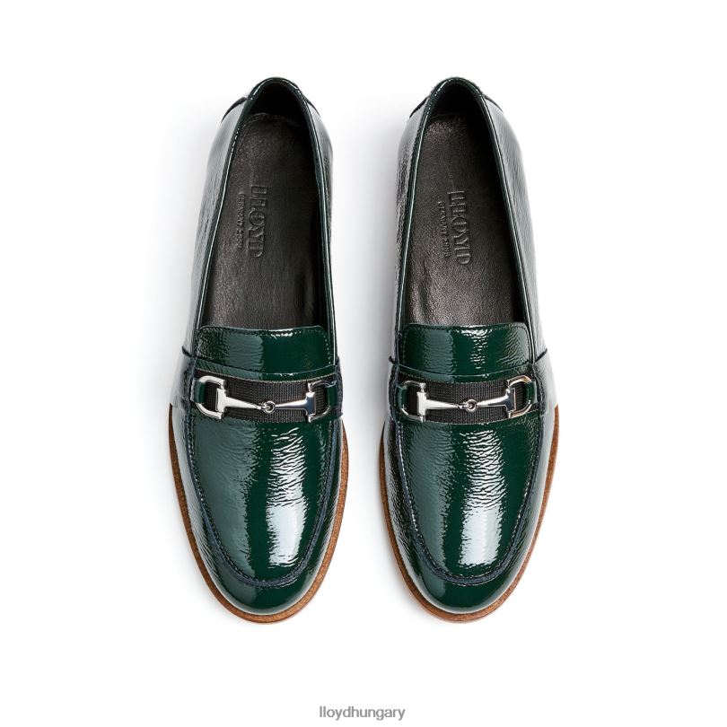 cipő HU LLOYD nők bőr csúszás papucson zöld 6444N1112