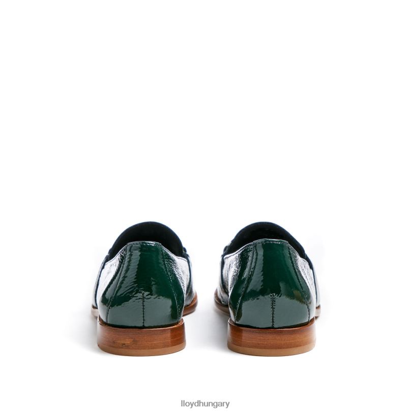 cipő HU LLOYD nők bőr csúszás papucson zöld 6444N1112