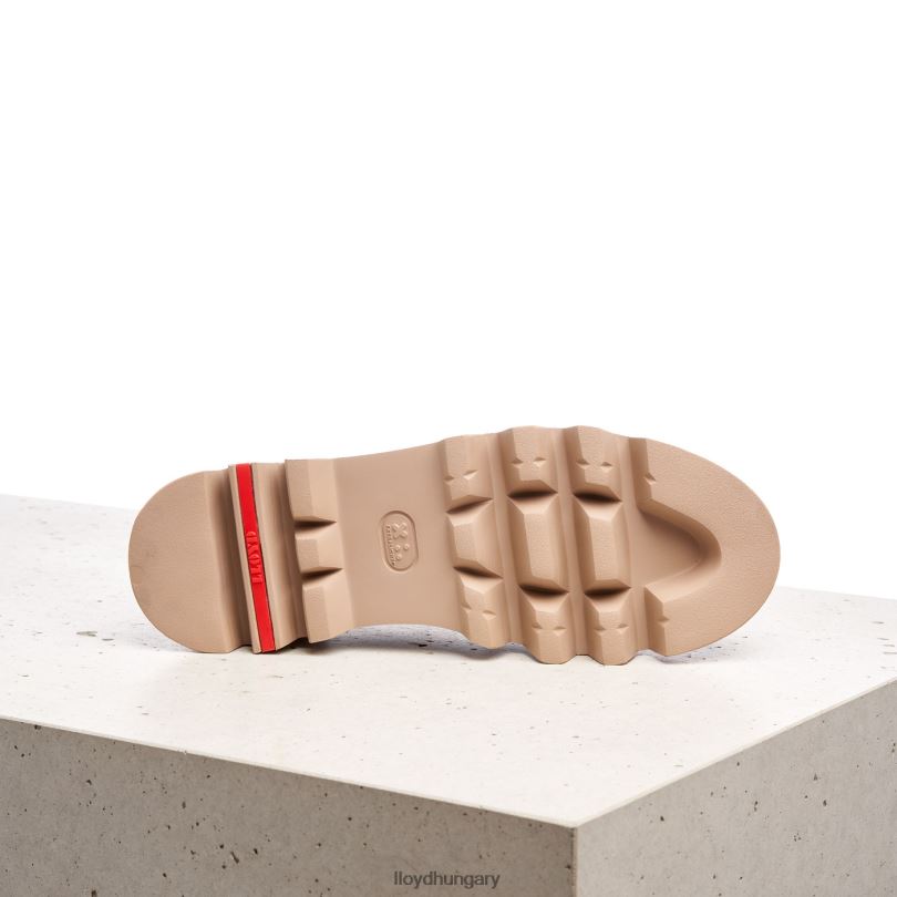 cipő HU LLOYD nők bőr felbújós papucs barna 6444N1055