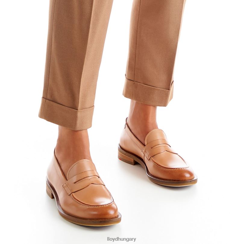 cipő HU LLOYD nők bőr papucs barna 6444N1077