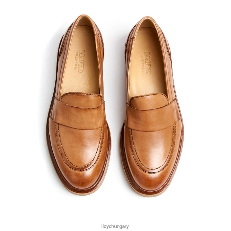 cipő HU LLOYD nők bőr papucs barna 6444N1115