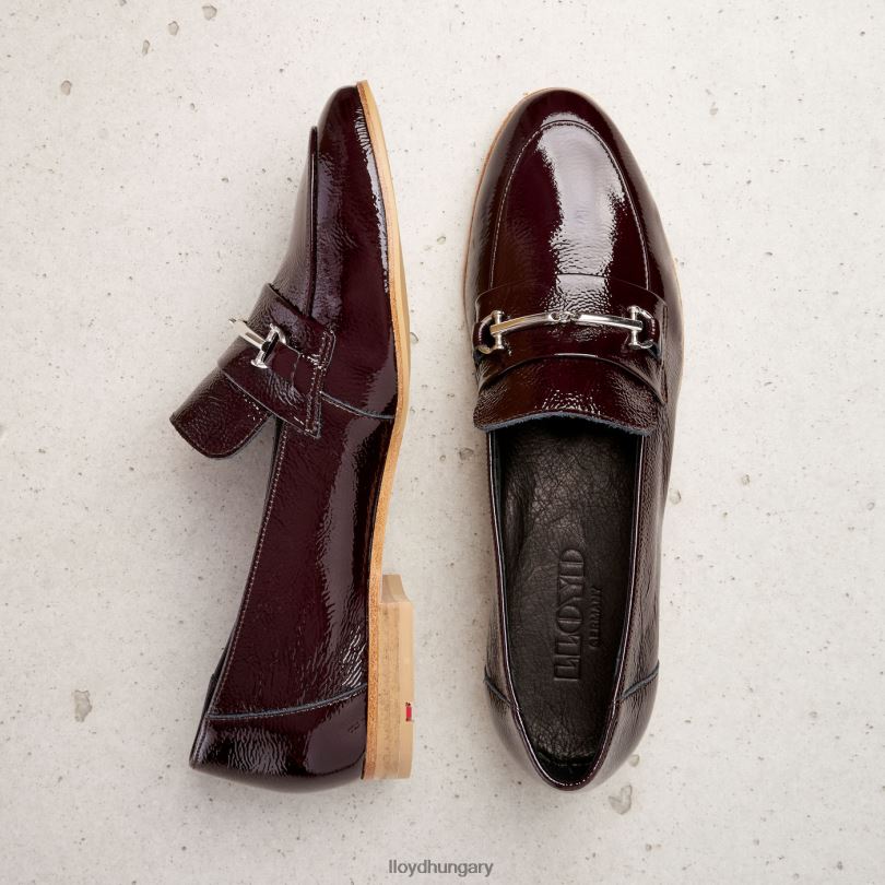 cipő HU LLOYD nők bőr papucs barna 6444N1130