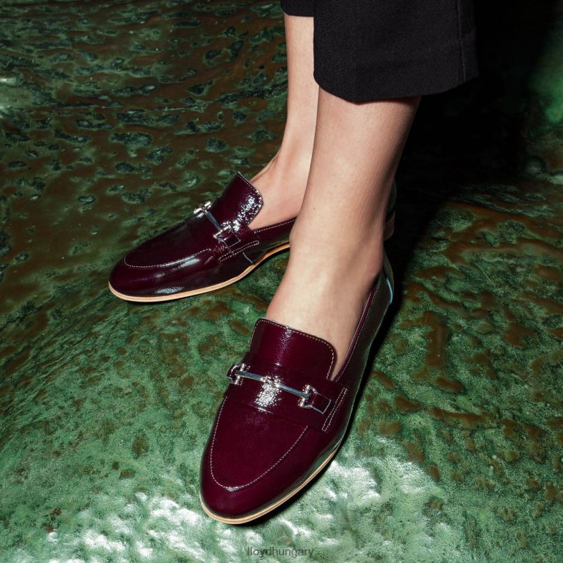 cipő HU LLOYD nők bőr papucs barna 6444N1130