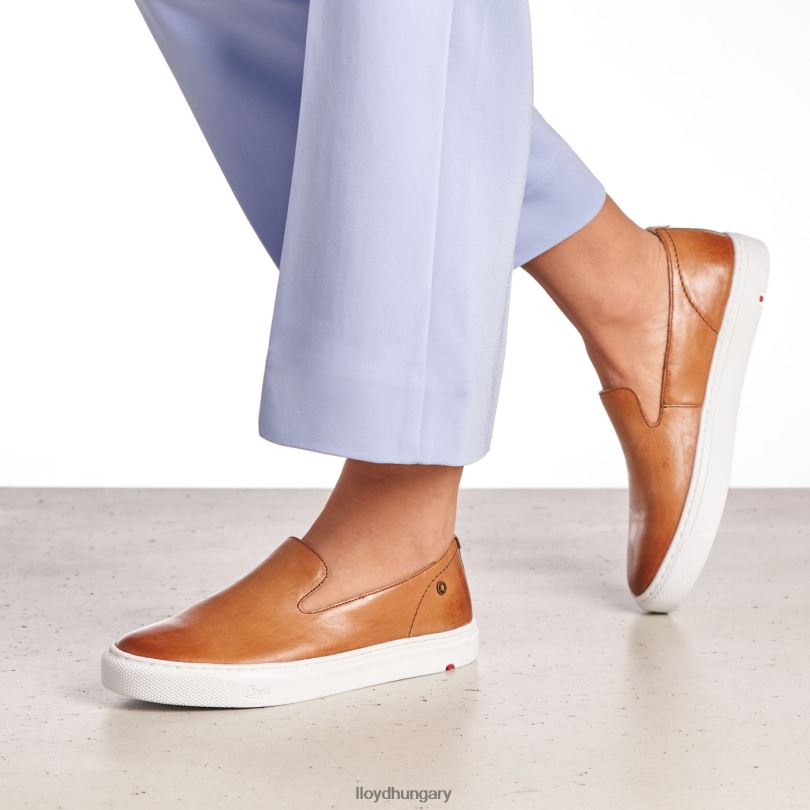 cipő HU LLOYD nők bőr papucs barna 6444N1349