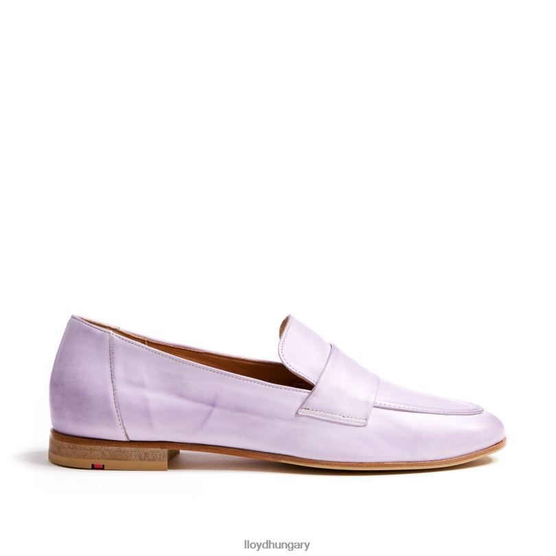 cipő HU LLOYD nők bőr papucs lila 6444N1128