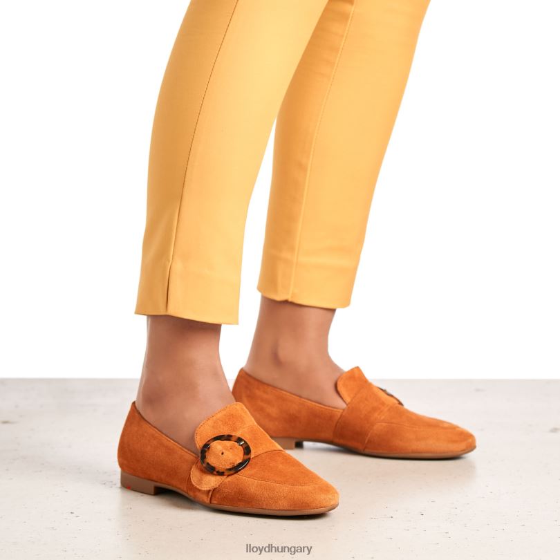 cipő HU LLOYD nők bőr papucs piros 6444N1140