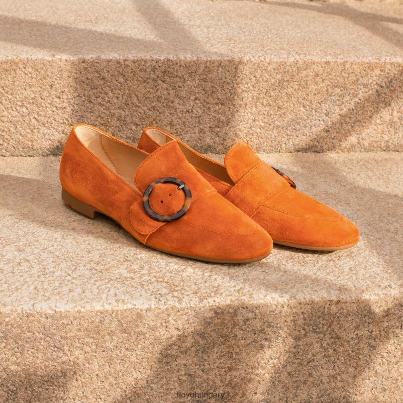 cipő HU LLOYD nők bőr papucs piros 6444N1140