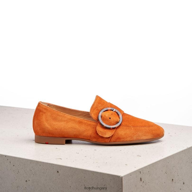 cipő HU LLOYD nők bőr papucs piros 6444N1140