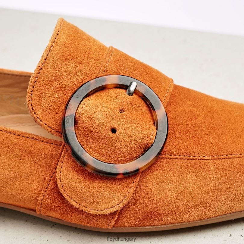 cipő HU LLOYD nők bőr papucs piros 6444N1140