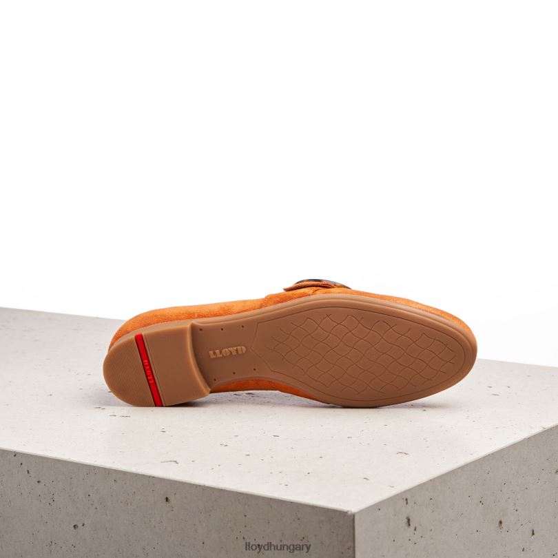 cipő HU LLOYD nők bőr papucs piros 6444N1140