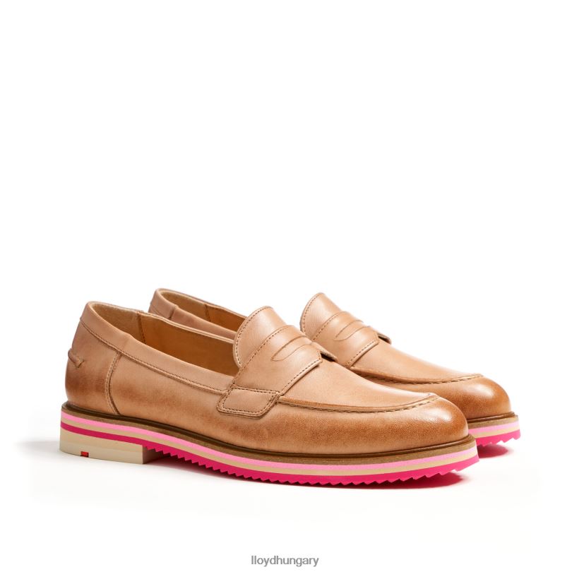 cipő HU LLOYD nők félcipőt felhúzni barna 6444N1061