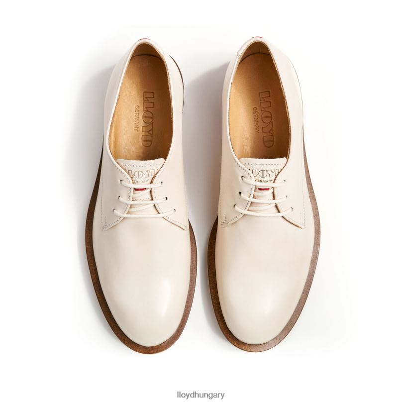 cipő HU LLOYD nők félcipőt felhúzni fehér 6444N1079