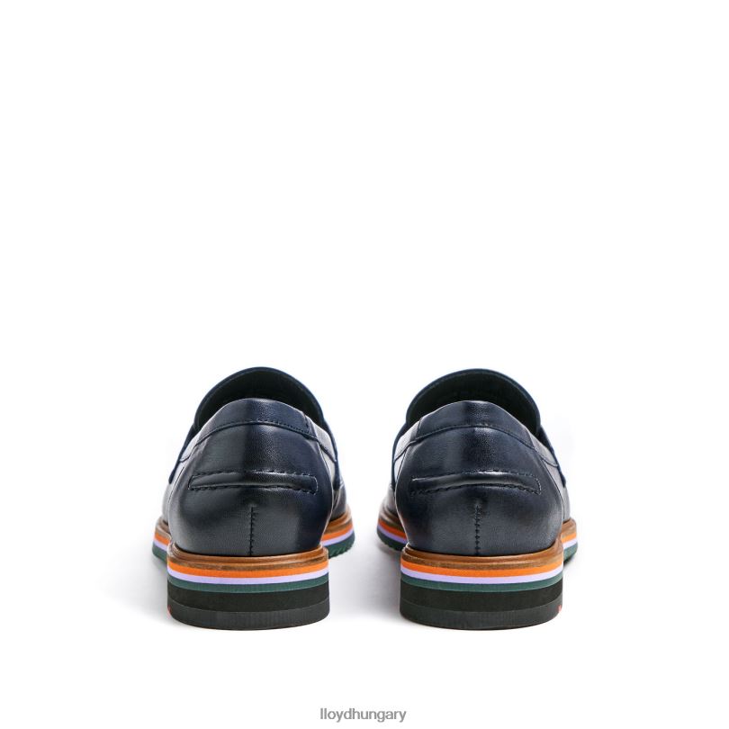 cipő HU LLOYD nők félcipőt felhúzni kék 6444N1032