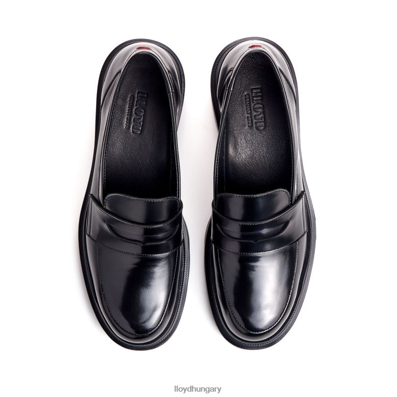 cipő HU LLOYD nők felcsúsztatható papucs fekete 6444N1010