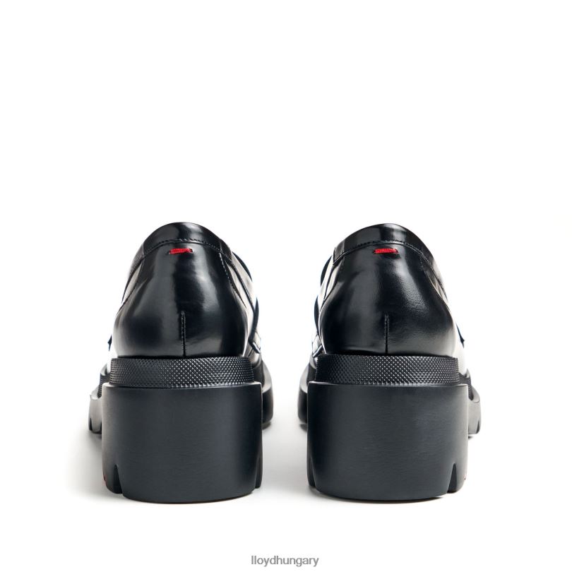 cipő HU LLOYD nők felcsúsztatható papucs fekete 6444N1010