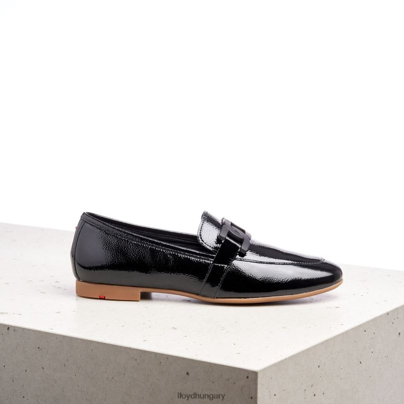 cipő HU LLOYD nők felcsúsztatható papucs fekete 6444N1072