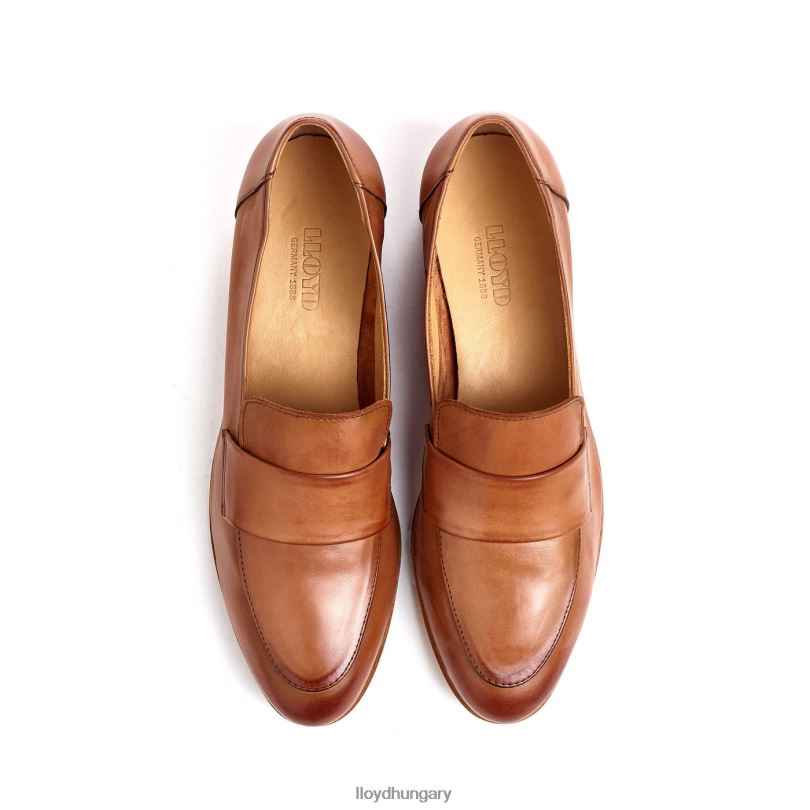 cipő HU LLOYD nők naplopó papucs barna 6444N1119